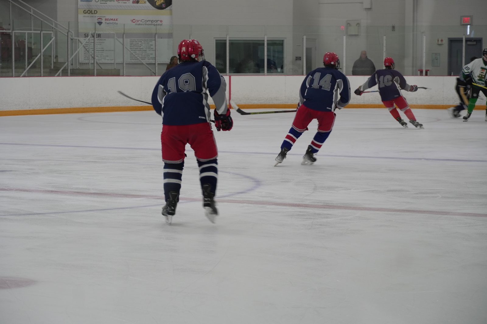 Hockey game photo