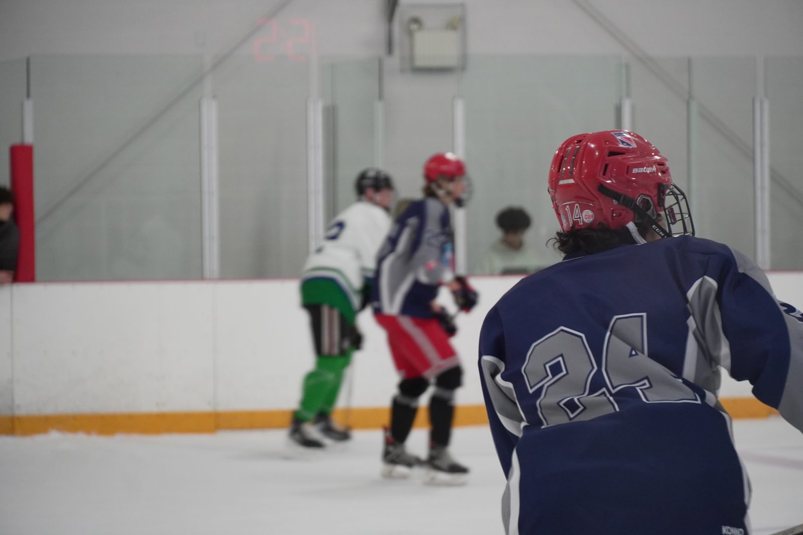 Hockey game photo